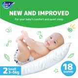 Fine Baby Diapers Size 2 Small 3-6 kg 18pcs