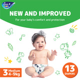Fine Baby Diapers Size 3 Medium 6-9 kg 13pcs