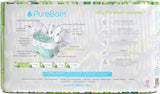 PureBorn Organic Bamboo Ultra Soft (Up To 5Kg) Nappies Size New Born Assorted Print - 34 Pcs