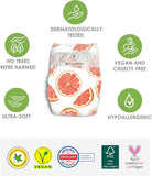 PureBorn Organic Bamboo Ultra Soft (Up To 5Kg) Nappies Size New Born Pineapple Print - 68 Pcs