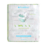 PureBorn Organic Bamboo Ultra Soft (3 - 6kg) Nappies Size 2 Tropic Print - 64 Pcs