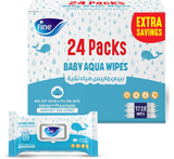 Fine Baby Water Wipes - 72 Sheets x Pack of 24