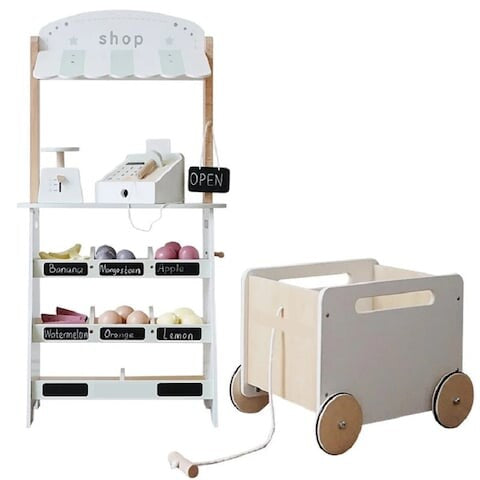 Woody Buddy Market Stand - White