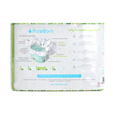 PureBorn Organic Bamboo Ultra Soft (5.5 - 8 kg) Nappies Size 3 Daisy Print - 28 Pcs