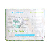 PureBorn Organic Bamboo Ultra Soft (7 - 12 kg) Nappies Size 4 Pineapple Print - 24 Pcs
