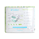 PureBorn Organic Bamboo Ultra Soft (11 - 18 kg) Nappies Size 5 Daisy Print - 22 Pcs