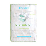 PureBorn Organic Bamboo Ultra Soft (5.5 - 8 kg) Nappies Size 3 Pineapple Print - 56 Pcs