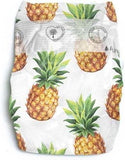 PureBorn Organic Bamboo Ultra Soft (Up To 5Kg) Nappies Size New Born Pineapple Print - 34 Pcs