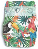 PureBorn Organic Bamboo Ultra Soft (Up To 5Kg) Nappies Size New Born Tropic Print - 136 Pcs