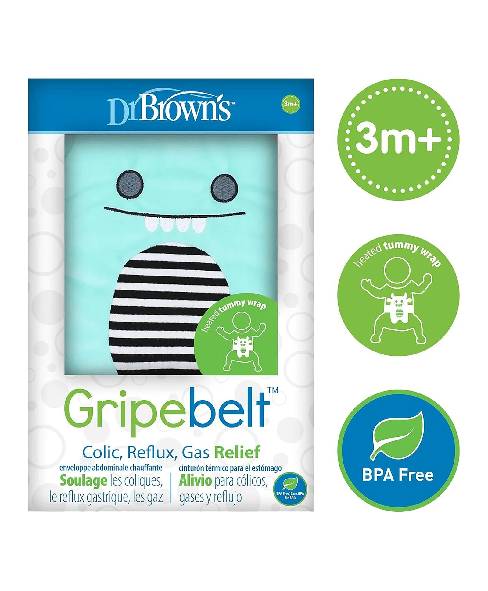 Dr. Brown's Gripebelt - Blue - Laadlee