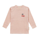 Lassig Long Sleeve Ribbed Baby T-Shirt - Cherry Peach