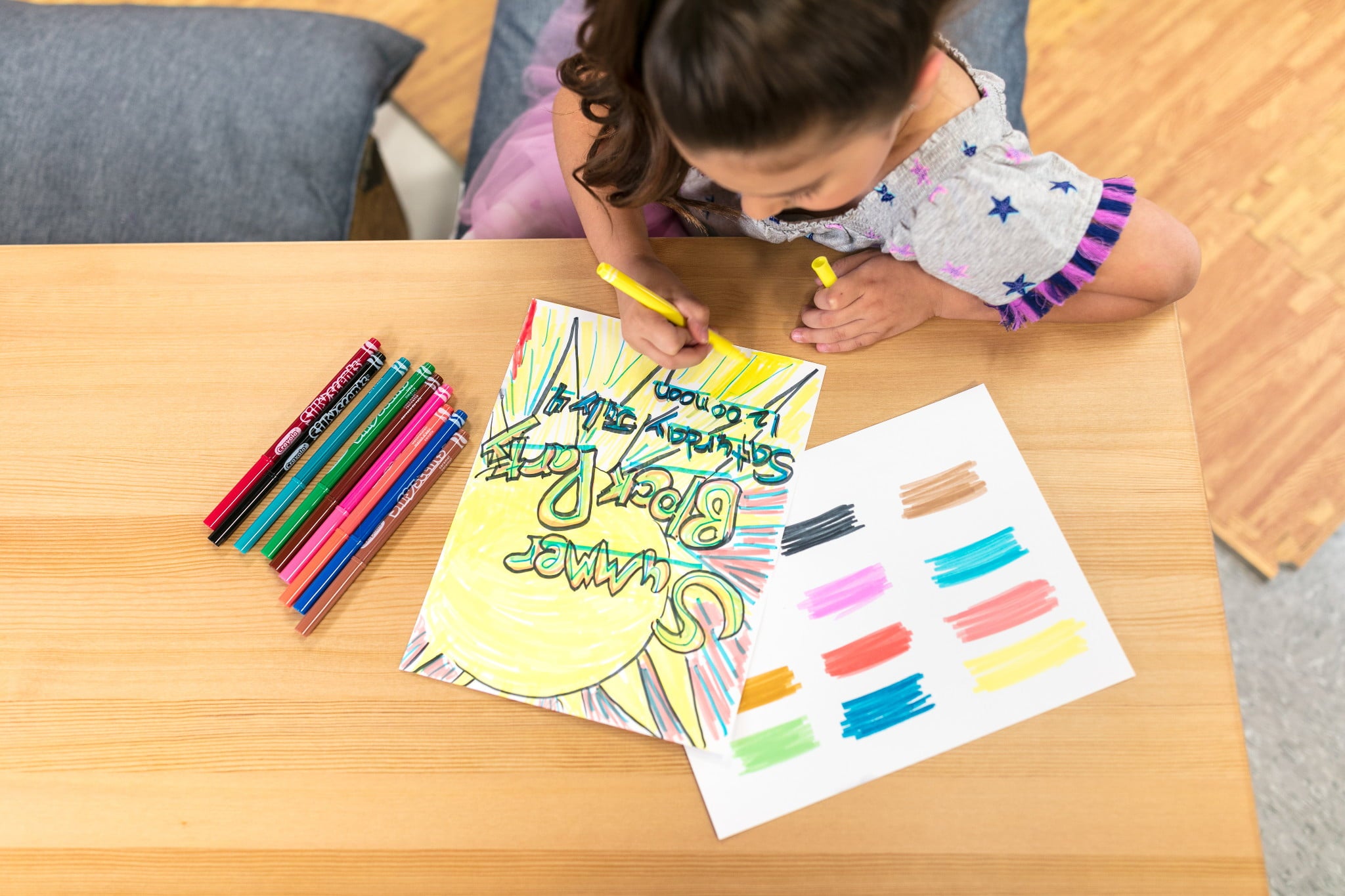 Crayola Silly Scents Slim Scented Washable Markers - Pack of 10 - Laadlee