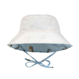 Lassig SPF Sun Protection Bucket Hat - Crocodile Sky Blue