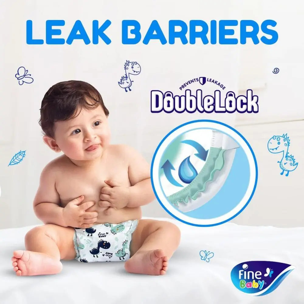 Fine Baby Diapers - Size 2 | Small | 3-6kg | 84pcs - Laadlee