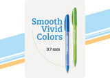 Luxor Focus 0.7mm ball tip Ball Pen - Pack of 24