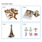 Cubicfun 3D Puzzle Eiffel Tower - 39Pcs