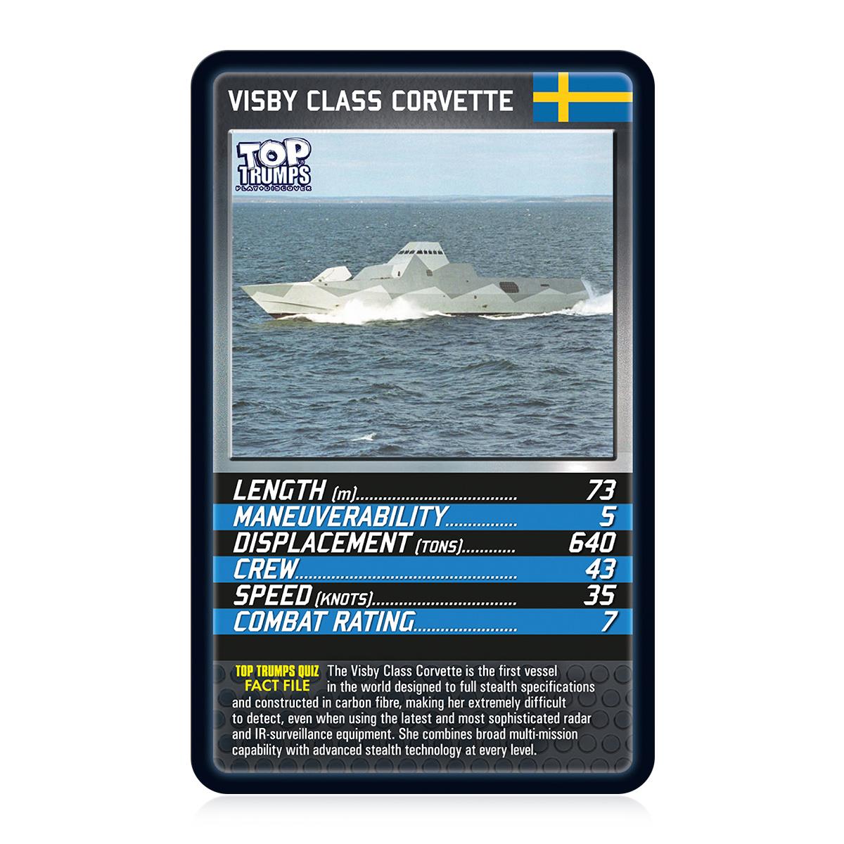 Winning Moves Top Trumps Battleships Card