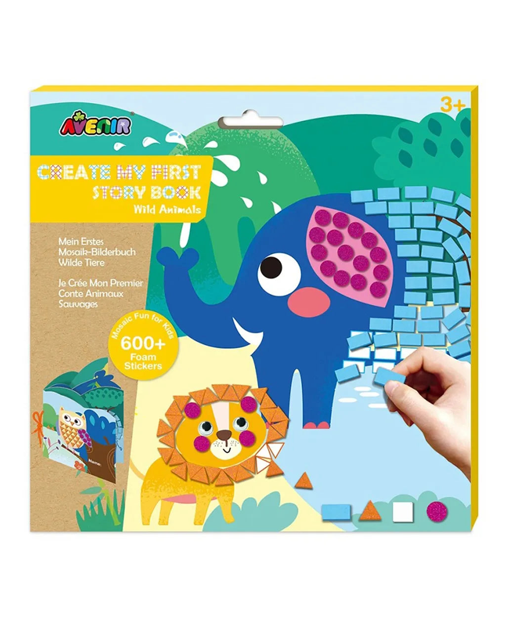 Avenir Create My First Story Book - Wild Animals - Laadlee