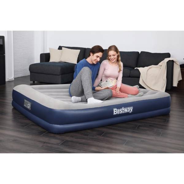 Bestway Airbed Queen B.I Ac Pump - 203X152X36