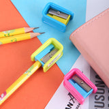 Deli Pencil Sharpener 1-Hole 3Pcs/Box Assorted ER00102