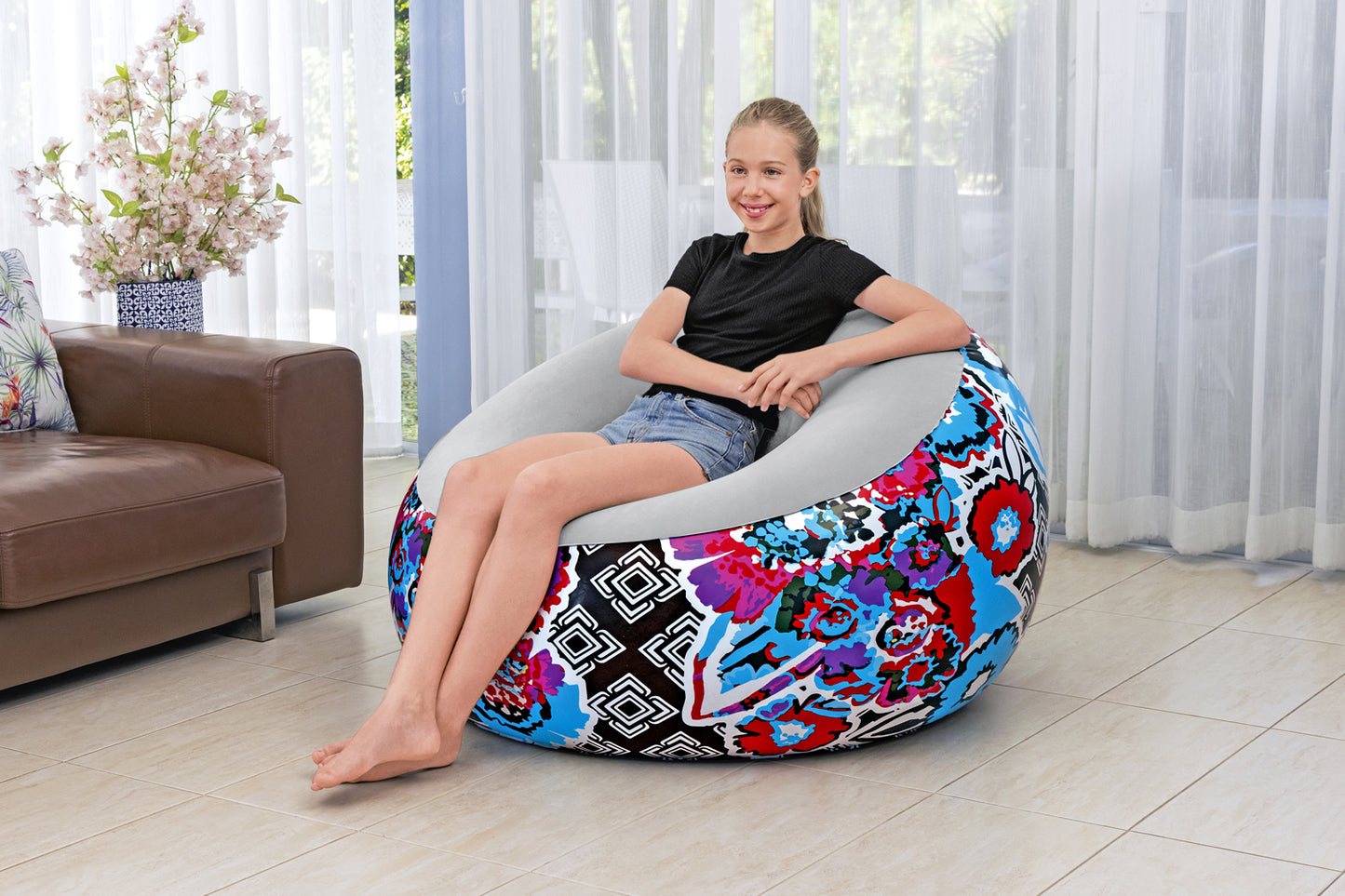 Bestway Floral Airchair