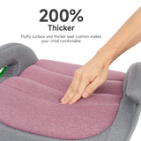 Jovikids Ohho I-Size Booster Seat for Car with ISOFIX Age 6 To 12 - Pink