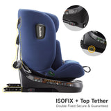 Jovikids Ranger TT ISOFIX Car Seat 360A Rotating Car Seat - Blue
