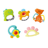 Hola 5-stages Dinosaur Rattles Teether - 5Pcs