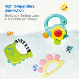 Hola 5-stages Dinosaur Rattles Teether - 5Pcs