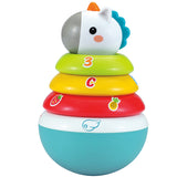 Hola Roly-Poly Unicorn 3-in-1 Stacking Toy, Rocker & Rattle