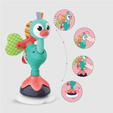 Hola Peacock Highchair Toy with Suction