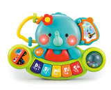 Hola 2-in-1 Musical Elephant Keyboard Interactive Baby Toy