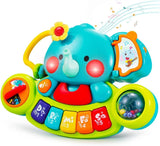 Hola 2-in-1 Musical Elephant Keyboard Interactive Baby Toy