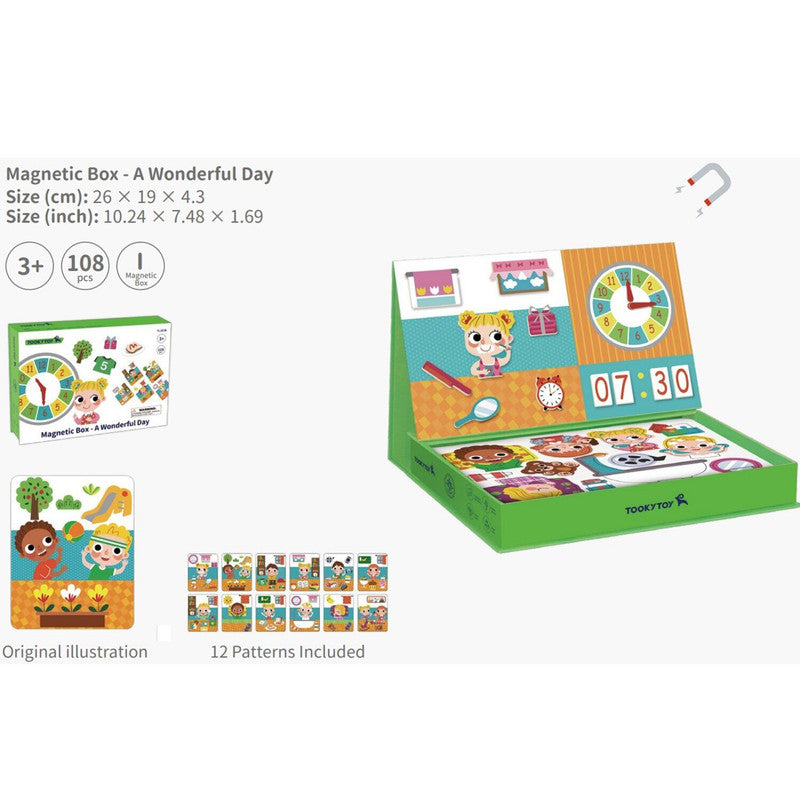 Tooky Toys Magnetic Box - A Wonderful Day - Laadlee