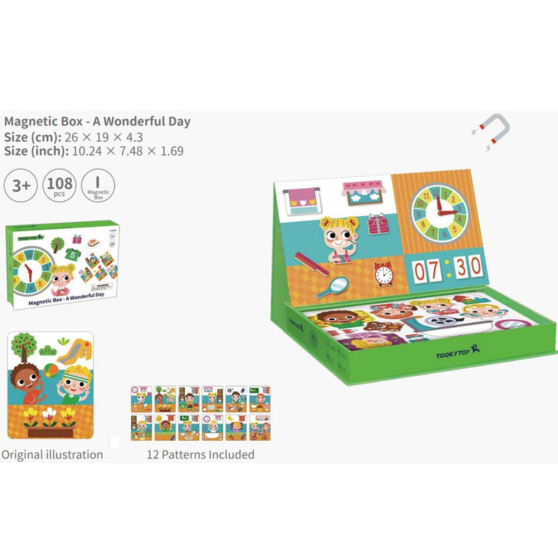 Tooky Toys Magnetic Box - A Wonderful Day
