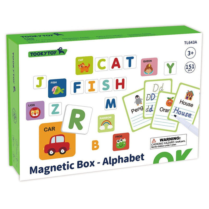 Tooky Toys Magnetic Box - Alphabet - Laadlee