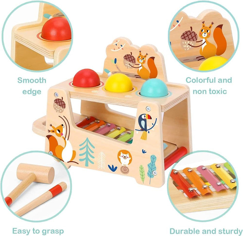 Tooky Toys Pound & Tap Bench - Laadlee