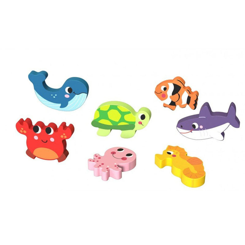 Tooky Toys Chunky Puzzle - Marine - Laadlee