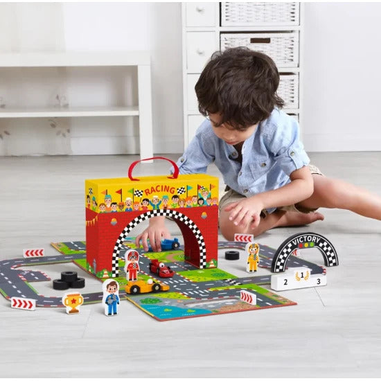 Tooky Toys Racing Play Box - Laadlee