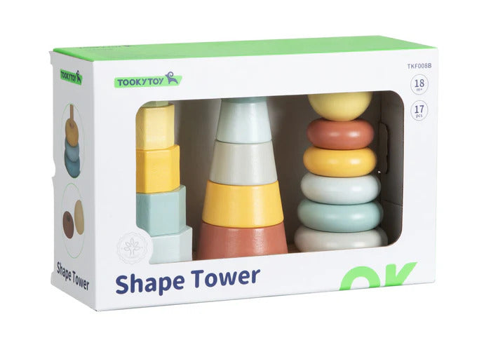 Tooky Toys Shape Tower - Laadlee
