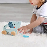 Tooky Toys Pull Along - Elephant - Laadlee