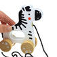 Tooky Toys Pull Along - Zebra
