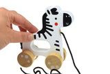 Tooky Toys Pull Along - Zebra - Laadlee