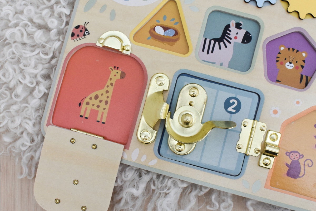 Tooky Toys My Forest Friends Busy Board - Laadlee