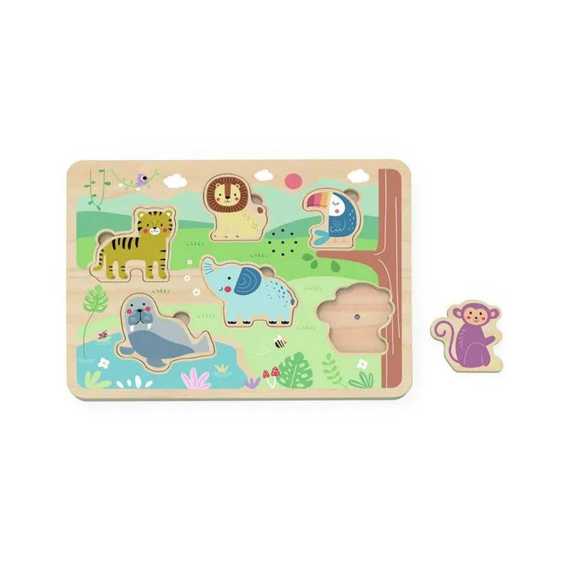 Tooky Toys Sound Puzzle - Animals - Laadlee