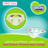 BabyJoy Compressed Diamond Pad Diaper, Jumbo Box Junior Size 5, 14 - 25Kg - 80Pcs