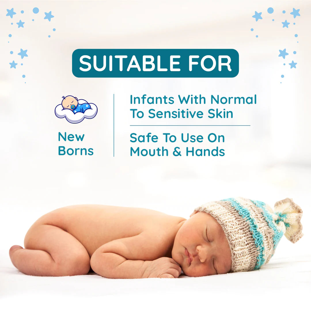 Mother Sparsh 98% Pure Water Baby Wipes - 15pcs - Laadlee