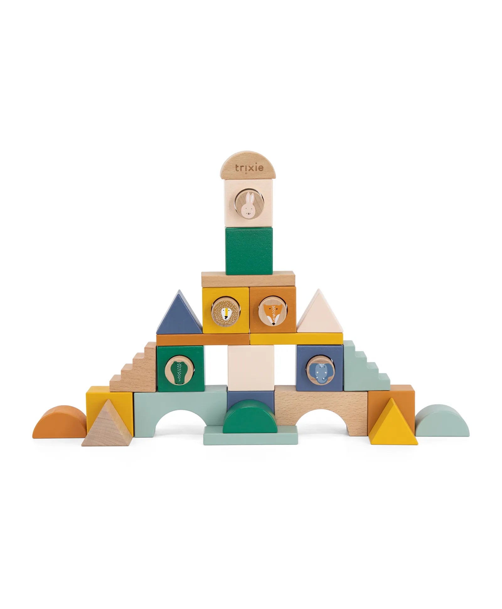 Trixie Wooden Block City - 31Pcs - Laadlee