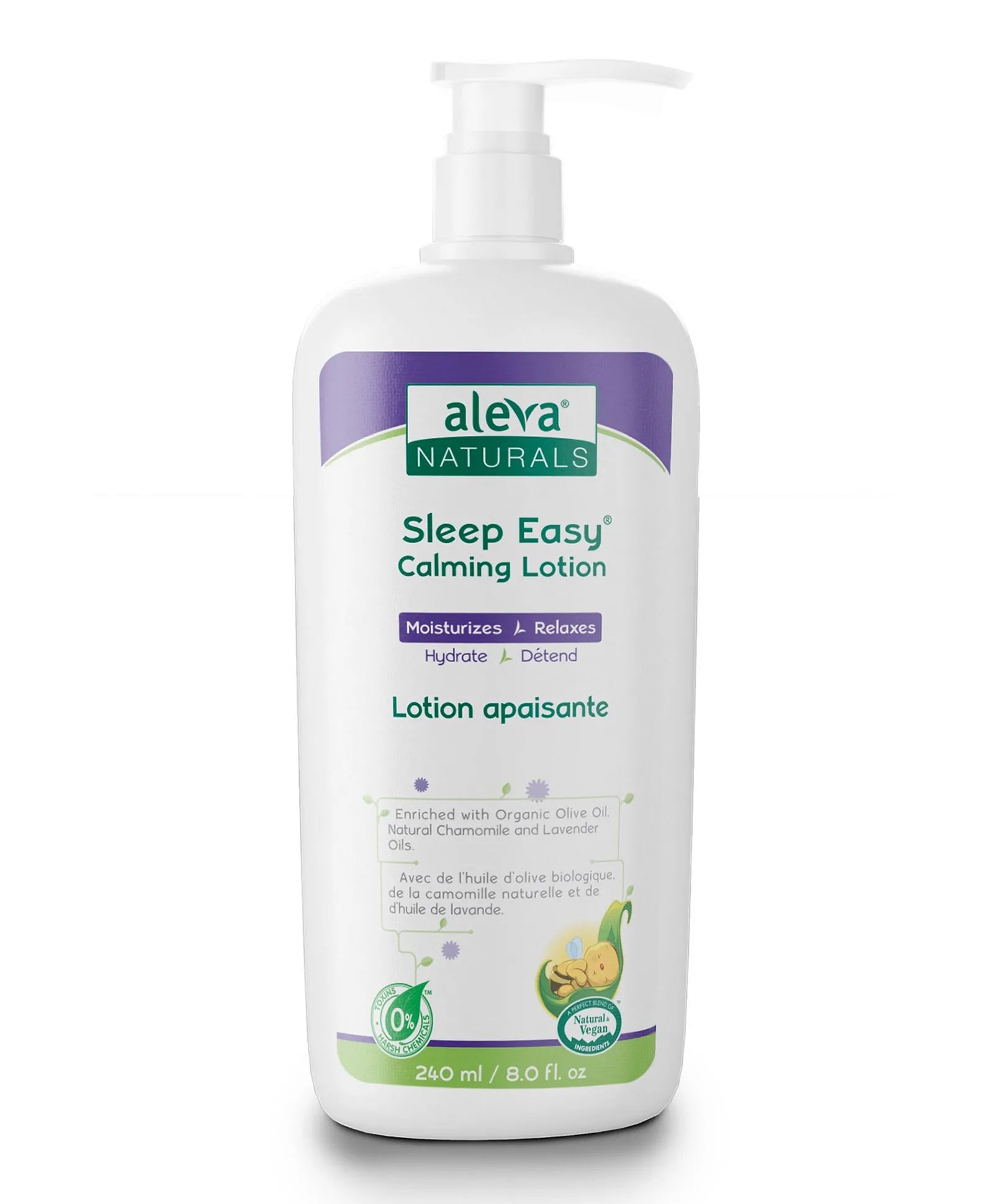 Aleva Naturals Sleep Easy Calming Lotion - 240ml - Laadlee