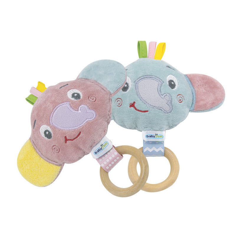 Babyjem Small Elephant Toy - Pink - Laadlee